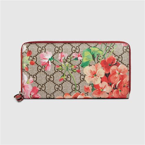 gucci wallet blooms|gucci zippy wallet.